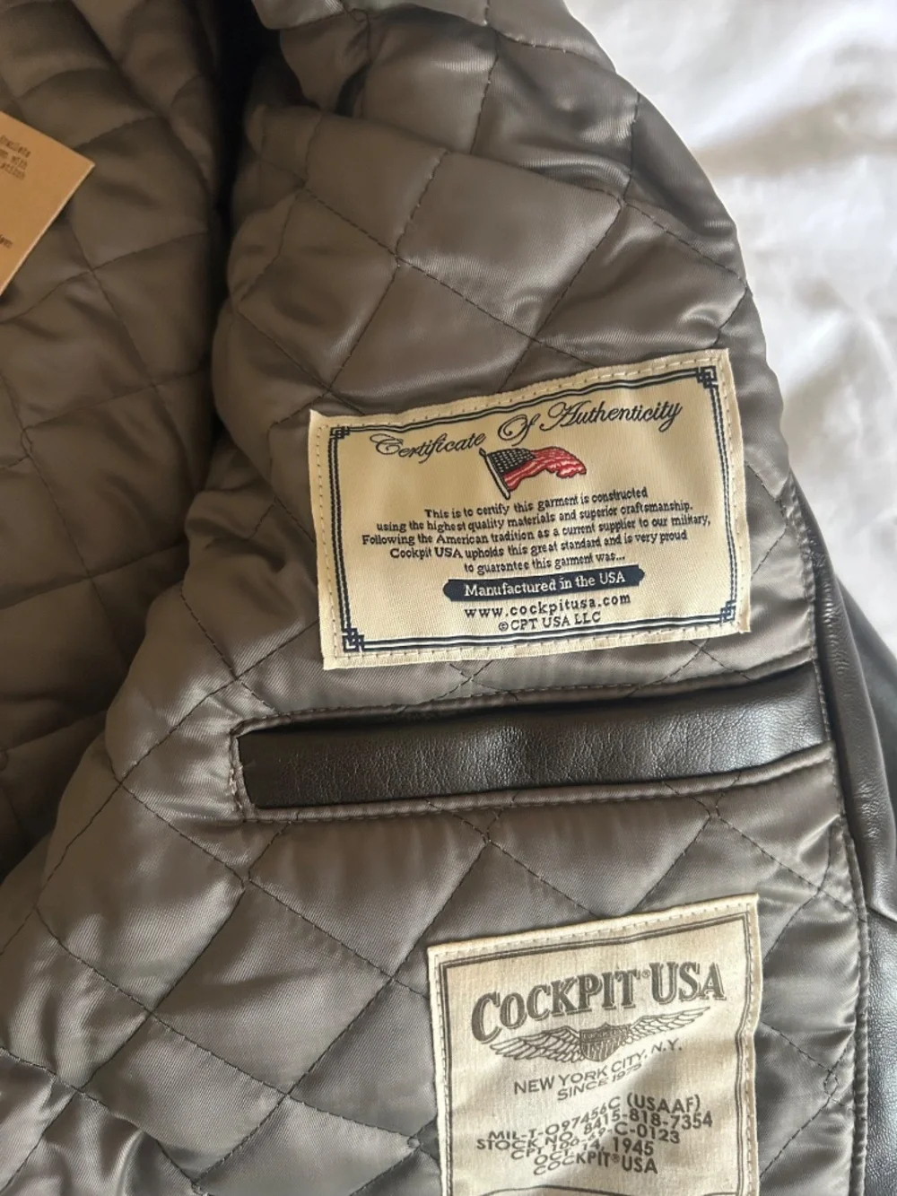 Antique Lambskin Leather Jacket